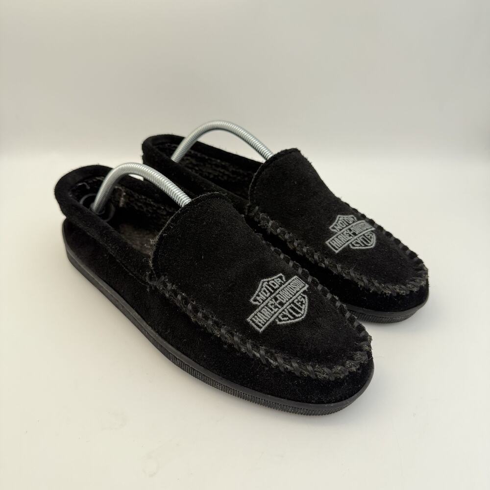 Harley Davidson Men's Size 9 US Clay Slipper Black - D93926 Color BLACK